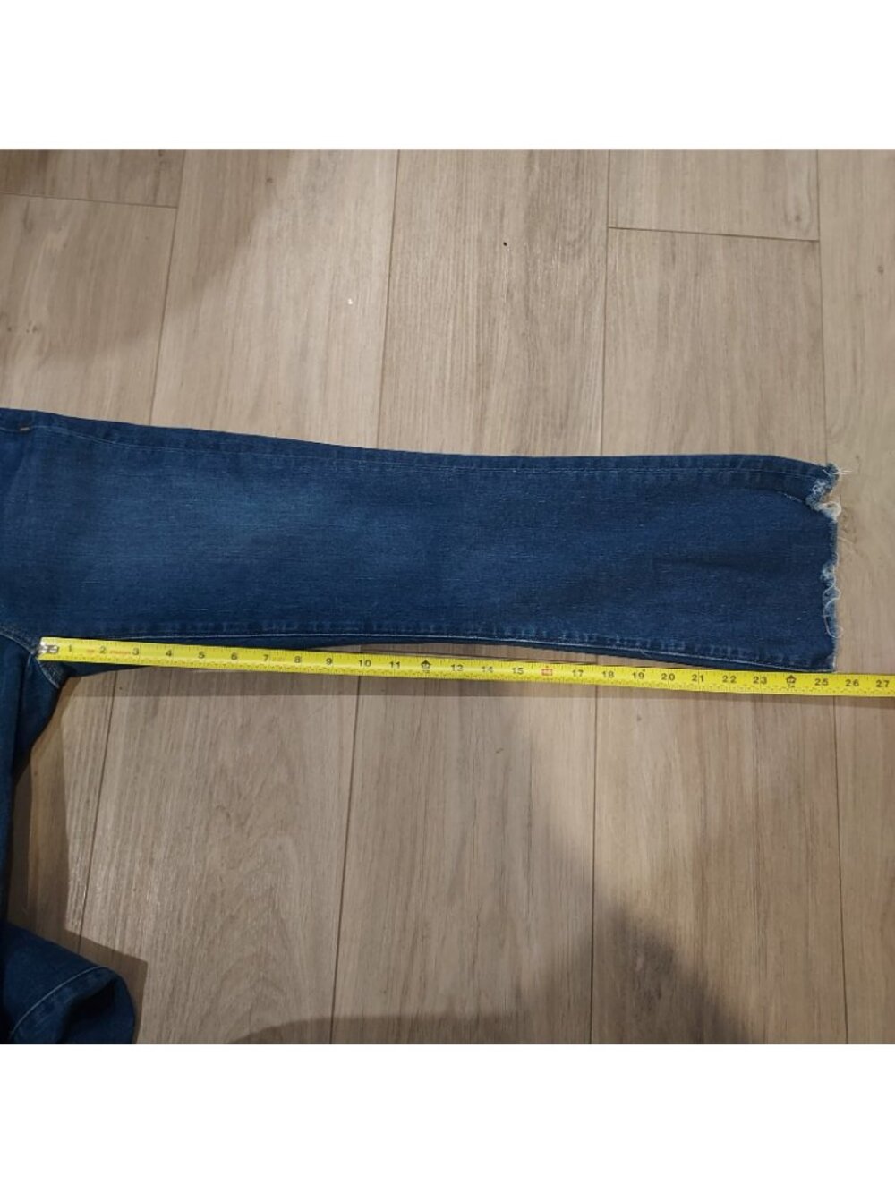 Loft Outlet Petite Jeans Raw Hem Ankle Pants - Picture 7 of 14